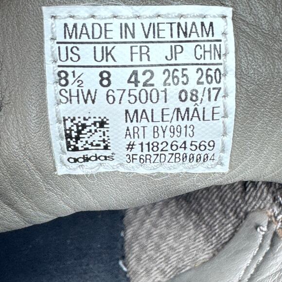 adidas Boost Running Shoes Men's 8.5 Gray Suede Athletic‎ Lace Up Low Top 675001 - Picture 11 of 11